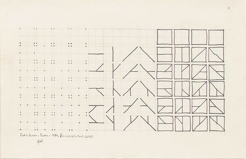 Original — Dots, Lines, and Forms by Hassan Sharif 1984